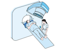 Máquina de radioterapia. Fuente: UGR. Máquina de radioterapia. Fuente: UGR.