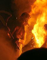 Cremà de una falla de Denia (provincia de Alicante). Imagen: Claudia. Fuente: Burning Fallas. Cremà de una falla de Denia (provincia de Alicante). Imagen: Claudia. Fuente: Burning Fallas.