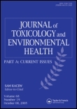 Portada de la revista Journal of Toxicology and Environmental Health, Part A. Portada de la revista Journal of Toxicology and Environmental Health, Part A.