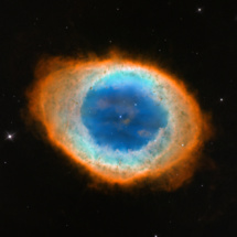 La Nebulosa del Anillo, en la nueva imagen del Hubble. Fuente: ESA.