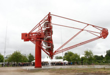 Prototipo de telescopio para CTA. Fuente: DESY. Prototipo de telescopio para CTA. Fuente: DESY.