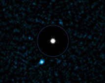 Imagen del exoplaneta descubierto ahora. Fuente: ESO.