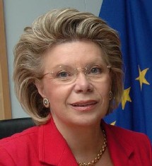 Viviane Reding advierte.