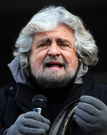 Beppe Grillo en 2012. Imagen: Niccolò Caranti. Fuente: Wikimedia Commons.