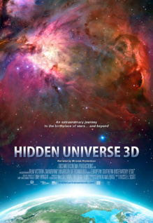 Cartel de la película Hidden Universe 3D. Fuente: ESO. Cartel de la película Hidden Universe 3D. Fuente: ESO.