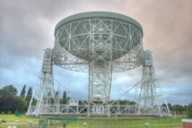 Telescopio Lovell. Imagen: Mike Peel, del Jodrell Bank Centre for Astrophysics de la Universidad de Manchester. Fuente: Jodrell Bank Centre for Astrophysics..