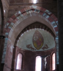 Sistema de proyección instalado por Cartif en la iglesia de Santa María de Mave. Imagen: Cartif. Fuente: DCYT.
