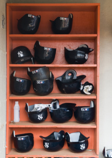 Cascos de fútbol americano. Fuente: AlphaGalileo.