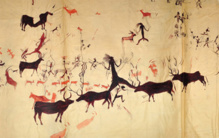 Uno de los calcos de arte rupestre de la colección que custodia el Museo Nacional de Ciencias Naturales. Fuente: CSIC. Uno de los calcos de arte rupestre de la colección que custodia el Museo Nacional de Ciencias Naturales. Fuente: CSIC.