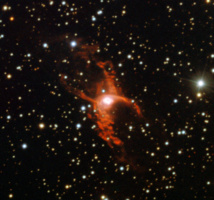 La nebulosa planetaria NGC 6537. Fuente: ESO.