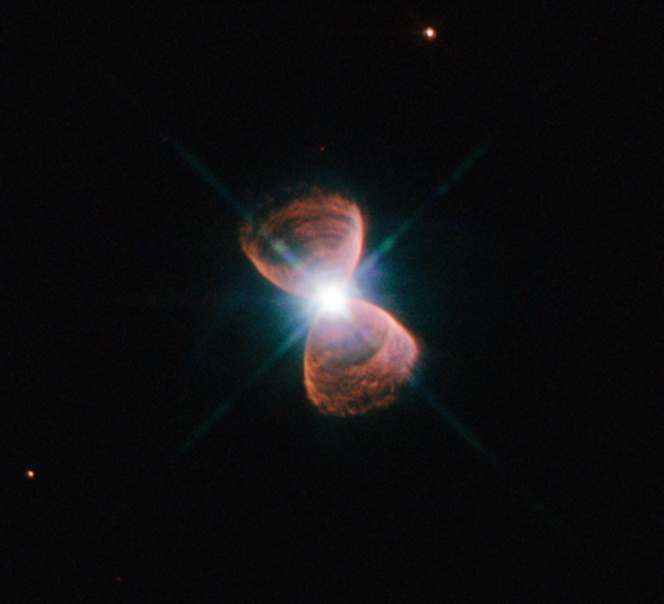 La nebulosa planetaria bipolar Hubble 12. Fuente: ESO.