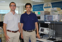 Los investigadores José F. Montserrat y Narcís Cardona. Fuente: UPV.