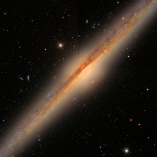 Galaxia NGC 4565. Fuente: Universidad de Minnesota.