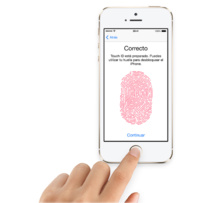 Apple ha sido el primero en hacer extensible el uso de la biometría en el IPhone5s. Fuente: Apple