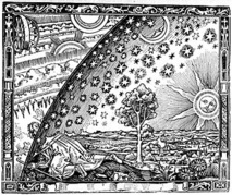 ¿Cuáles son los últimos principios y causas del mundo? Grabado en madera de Camille Flammarion: L'Atmosphere (1888). Fuente: Wikipedia.