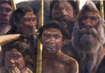 Representación del "Homo heidelbergensis", que habitó la Sima de los Huesos hace 400.000 años durante el Pleistoceno Medio. Fuente: SINC.