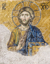 Mosaico con una representación de Jesús de Nazaret, existente en la antigua Iglesia de Santa Sofía, Estambul, fechada cerca de 1280. Imagen: Myrabella / Wikimedia Commons / CC-BY-SA-3.0.