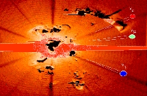 Visión artística del Big Bang. LAPP. Visión artística del Big Bang. LAPP.