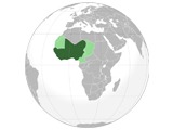 África Occidental. Fuente: Wikimedia Commons. África Occidental. Fuente: Wikimedia Commons.