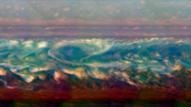 Gran tormenta en Saturno. Fuente: ESA.