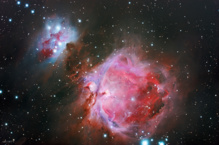Gran Nebulosa de Orión, en una fotografía tomada por el observatorio Infrared. Fuente: DiCYT. Gran Nebulosa de Orión, en una fotografía tomada por el observatorio Infrared. Fuente: DiCYT.