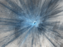 Imagen del cráter. Fuente: NASA/JPL-Caltech/Univ. of Arizona.