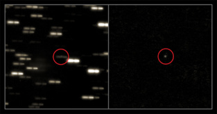 El cometa Churyumov–Gerasimenko, el 28 de febrero de 2014. Fuente: ESO/C. Snodgrass (Max Planck Institute for Solar System Research, Germany)/O. Hainaut (ESO)