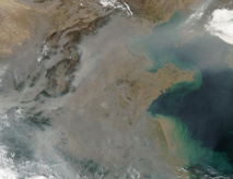 Contaminación atmosférica severa en China. Fuente: Wikipedia. Contaminación atmosférica severa en China. Fuente: Wikipedia.