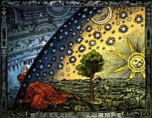 “Universum”, Grabado Flammarion, París (1888). Imagen: Heikenwaelder Hugo, Austria, Email : heikenwaelder@aon.at, www.heikenwaelder.at. Fuente: Wikipedia.