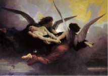 Alma llevada al cielo por dos ángeles. Representación de la tradición cristiana. Autor: William-Adolphe Bouguereau (1825–1905). Fuente: www.oceansbridge.com. Alma llevada al cielo por dos ángeles. Representación de la tradición cristiana. Autor: William-Adolphe Bouguereau (1825–1905). Fuente: www.oceansbridge.com.