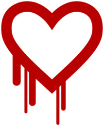 Logo de Heartbleed. Logo de Heartbleed.