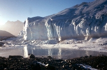 El retroceso de los glaciares preocupa especialmente. NSF.