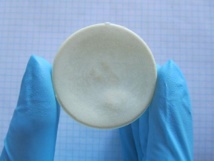 Membrana del material híbrido orgánico-inorgánico. Fuente: ICV-CSIC. Membrana del material híbrido orgánico-inorgánico. Fuente: ICV-CSIC.