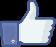 Icono del botón de "Me gusta" de Facebook. Fuente: Wikipedia.