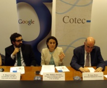 De izda. a dcha, Miguel Castillo, Bárbara Navarro y Juan Mulet. Fuente: Cotec. De izda. a dcha, Miguel Castillo, Bárbara Navarro y Juan Mulet. Fuente: Cotec.