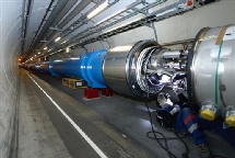 Interconexiones en último sector del LHC. CERN