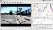 RoadPlayer permite la reproducción de los vídeos georreferenciados grabados con RoadRecorder. Imagen: Santiago Higuera y María Castro. Fuente: UPM.