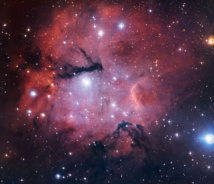 La región de formación estelar Gum 15. Fuente: ESO.