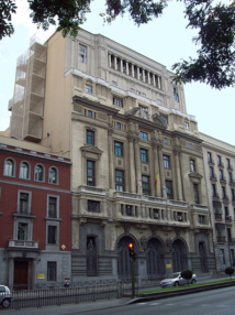 Ministerio de Educación, en Madrid. Imagen: Luis García. Fuente: Wikipedia.