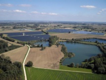 Parque solar Lauingen Energy Park, de 25,7 MW en Bavarian Swabia, Alemania. Fuente: Wikipedia.org