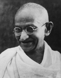 Mohandas Karamchand Gandhi. Fuente: Wikipedia.