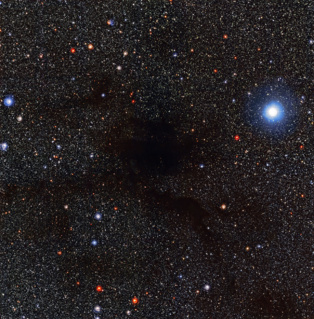 La nube oscura Lupus 4. Fuente: ESO.