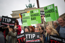 Manifestación en Berlin contra el TTIP. Fuente: https://www.flickr.com