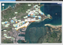 Los 12.000 dispositivos de EAR-IT colocados en Santander. Fuente: maps.smartsantander.eu Los 12.000 dispositivos de EAR-IT colocados en Santander. Fuente: maps.smartsantander.eu