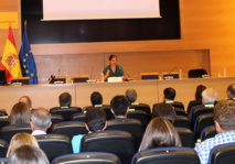La directora general de Cambio Climático, Susana Magro, en las jornadas. Fuente: Ministerio de Agricultura.