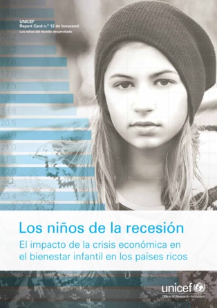 Portada del informe “Report Card 12”. Fuente: UNICEF. Portada del informe “Report Card 12”. Fuente: UNICEF.