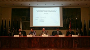 De izquierda a derecha, Ordovás, Gómez, Gil Durante, Burgueño y Moreno. Fuente: IIE.