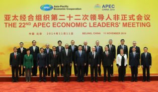 La cumbre de la APEC celebrada en Beijing a principios de noviembre. Foto: APEC