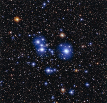 El cúmulo estelar Messier 47. Fuente: ESO.