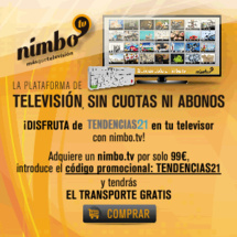 Clickando sobre la imagen puedes adquirir el Kit Nimbo y acceder a T21 desde tu televisor Clickando sobre la imagen puedes adquirir el Kit Nimbo y acceder a T21 desde tu televisor